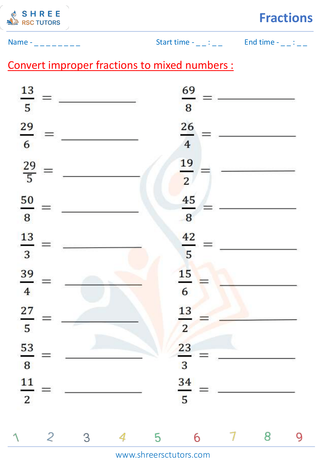 Converting Between Fractions And Mixed Numbers (7)