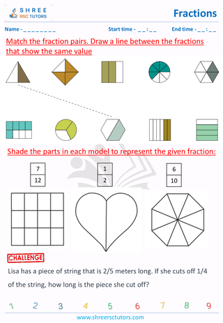 Solve Fractions With Colouring (5)