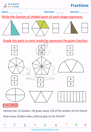 Solve Fractions With Colouring (3)