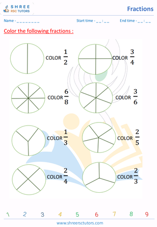 Solve Fractions With Colouring (10)