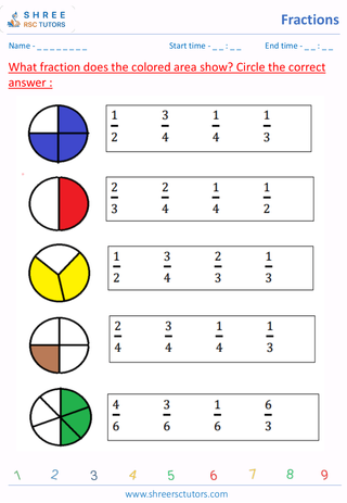 Solve Fractions With Colouring (9)