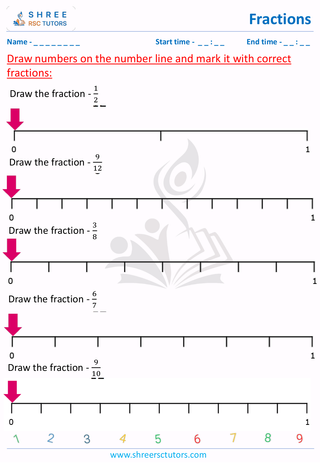Number Line Fractions (2)