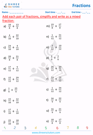 Fractions With Same Denominator Like Fraction (3)