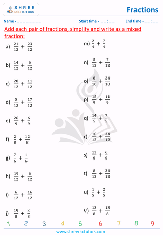 Fractions With Same Denominator Like Fraction (1)