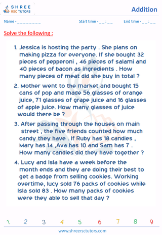 Addition 3 Digit Word Problems (5)