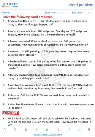 Addition 3 Digit Word Problems (15)