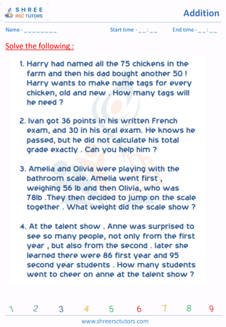 Addition 3 Digit Word Problems (6)