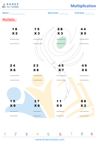 Multiplication Of 2 Digit By 1 Digit (3)