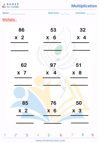Multiplication Of 2 Digit By 1 Digit (4)