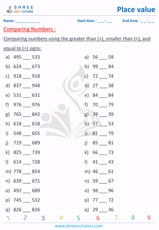 Comparing Numbers  (5)