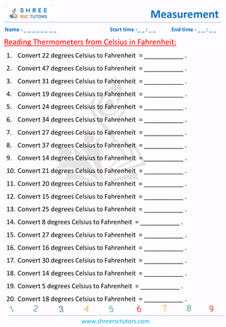 Reading Thermometers From Celsius In Fahrenheit (1)