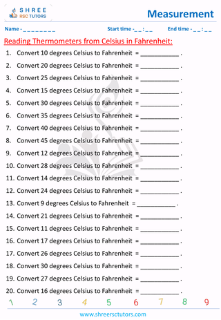 Reading Thermometers From Celsius In Fahrenheit (2)