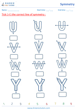 Drawing A Line Of Symmetry Shapes (4)