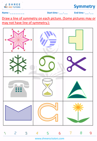 Drawing A Line Of Symmetry Shapes (8)
