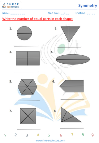 Recognizing Lines Of Symmetry (7)