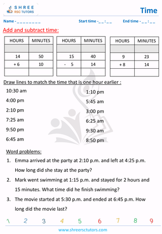 Add And Subtract Time (7)