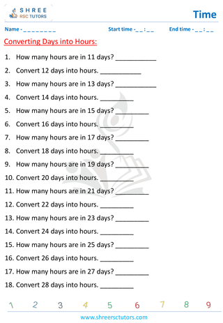 Converting Days Into Hours (1)