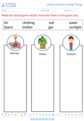 Basic Needs Of Living Organisms 3