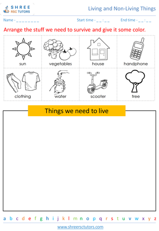 Basic Needs Of Living Organisms 5