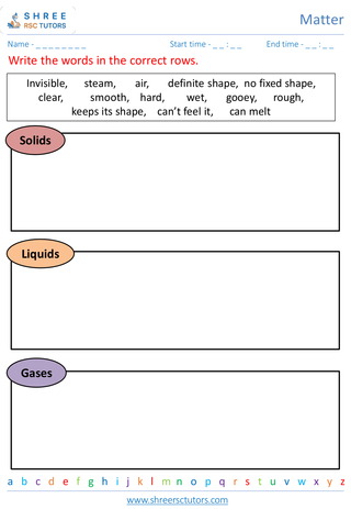 Simple Properties Of Matter 2