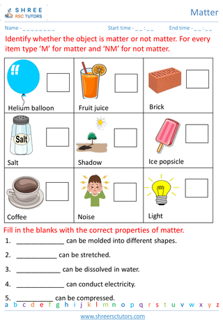 Simple Properties Of Matter 5