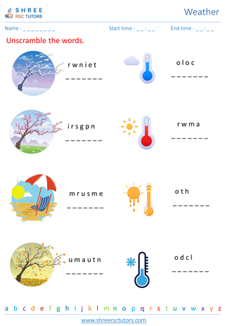 Seasons And Their Characteristics 1