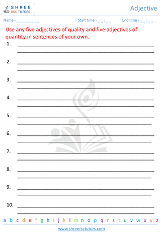 Adjectives 8