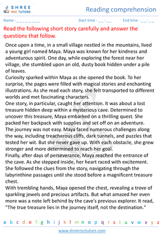 Reading Comprehension 4 4