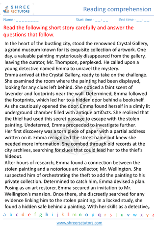 Reading Comprehension 4 9