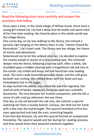 Reading Comprehension 4 3