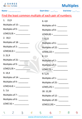 Finding Least Common Multiple (4)