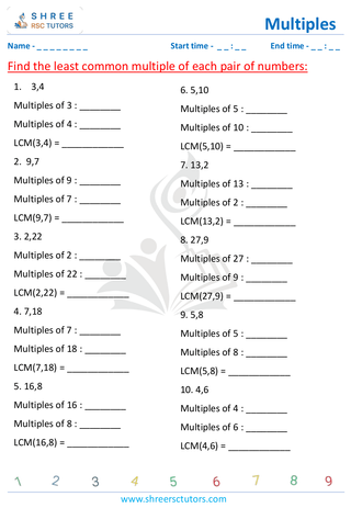 Finding Least Common Multiple (3)