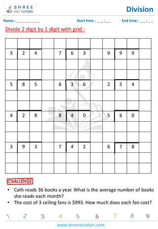 Division Using Grids (2 Digit By 1 Digit) (3)