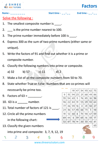 Identifying Prime And Composite Numbers (3)