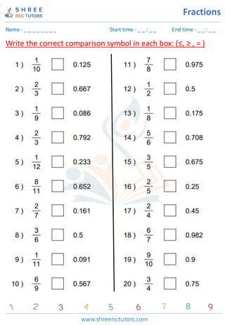 Comparing Decimals (up To Hundredths). (2)