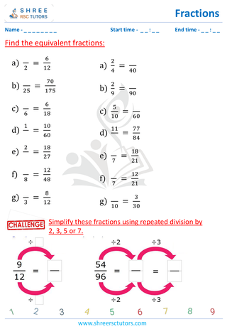 Equivalent Fraction (2)