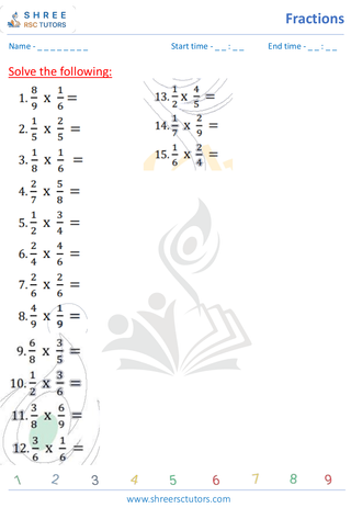 Multiplying Fractions By Whole Numbers. (1)
