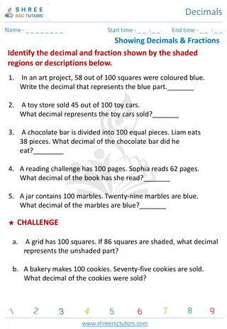 Showing Decimals (1)