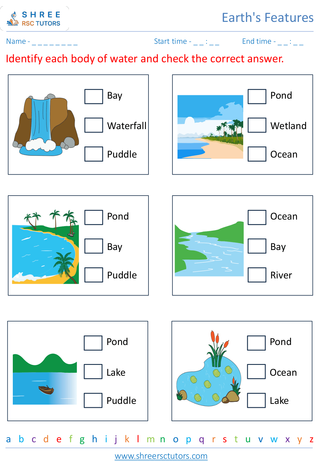 Identifying Landforms And Bodies Of Water 5