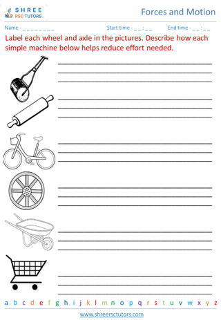 Understanding Motion And Simple Machines 6