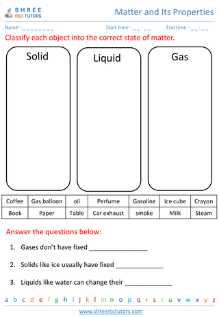 Properties Of Solids, Liquids, And Gases 2