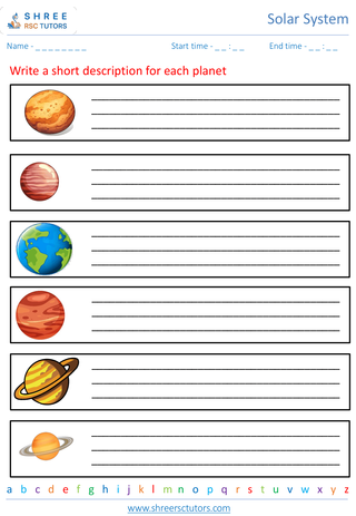 Identifying And Describing Planets In Our Solar System 5