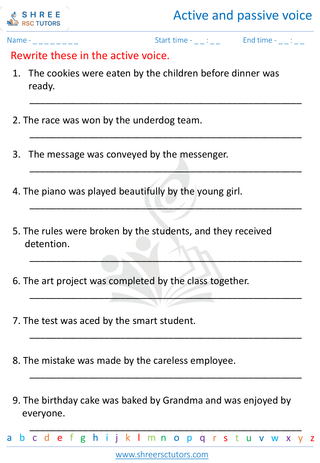Active And Passive Voice 4