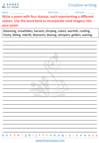 Creative Writing 5   10