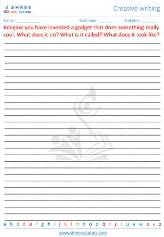 Creative Writing 5   6