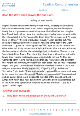 Reading Comprehension 4