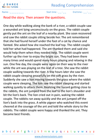 Reading Comprehension 8