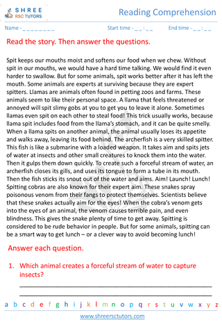 Reading Comprehension 5