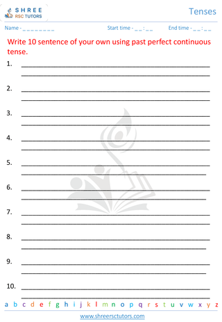 Tenses 10