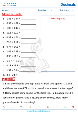 Adding Decimals (3)